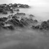 Landschaftsfoto schwarz-weiß | Bretagne