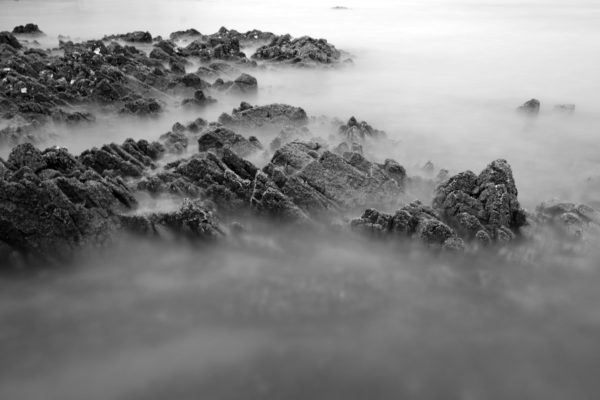 Landschaftsfoto schwarz-weiß | Bretagne