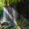 Landschaftsfoto Walddusche / Wasserfall in der Wutachschlucht im Schwarzwald