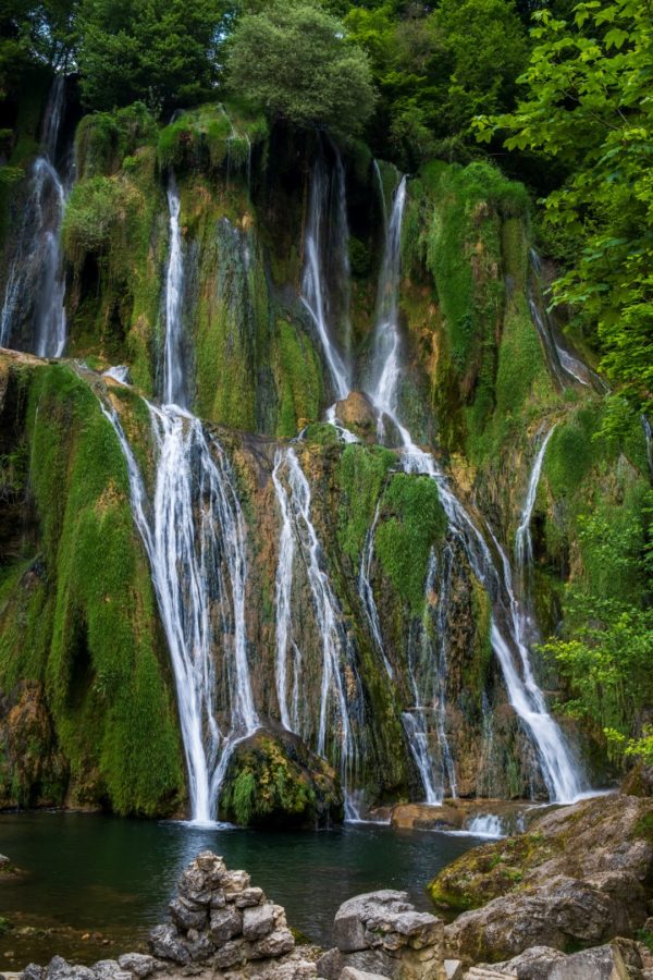 Landschaftsfoto Wasserfall "Cascade du Glandieu"