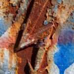 Fotografie mit Rost und alter Farbe | Rost-Blitz