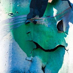 Fotografie mit Rost und alter Farbe | Smiley