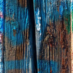Fotografie mit Rost und alter Farbe | Buntes Holz