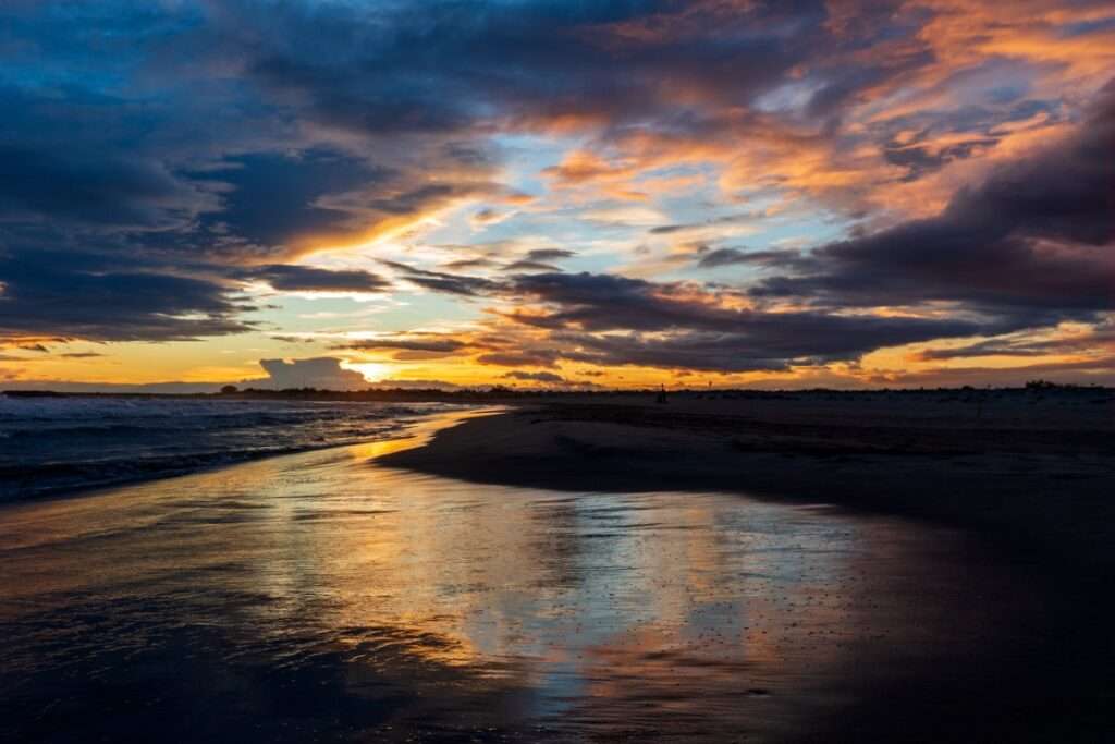 Foto Sonnenuntergang in der Camargue / Südfrankreich