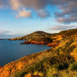 Landschaftsfoto Sonnenaufgang über St. Raphael / Cote D Azur