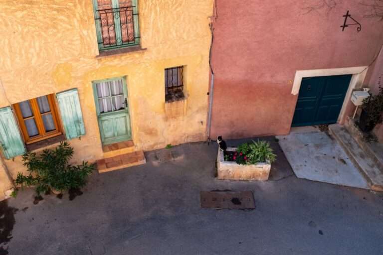Foto Katze in den Gassen von Roussillon