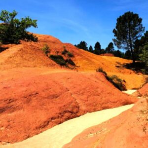 Landschaftsfoto Colorade de Provence / Ockerfelsen
