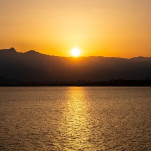 Landschaftsfoto Sonnenuntergang in Antalya (Türkei)