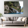 Landschaftsfoto "Wasserfall in der Verdon Schlucht" (Provence)