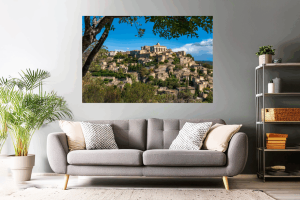 Fotografie Ansicht auf Gordes / Provence