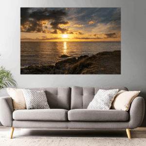 Foto Sonnenuntergang an der Esterel Küste in Südfrankreich / Cote d Azur