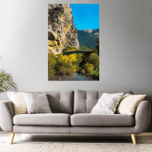 Landschaftsfoto Brücke in Castellane über die Verdon