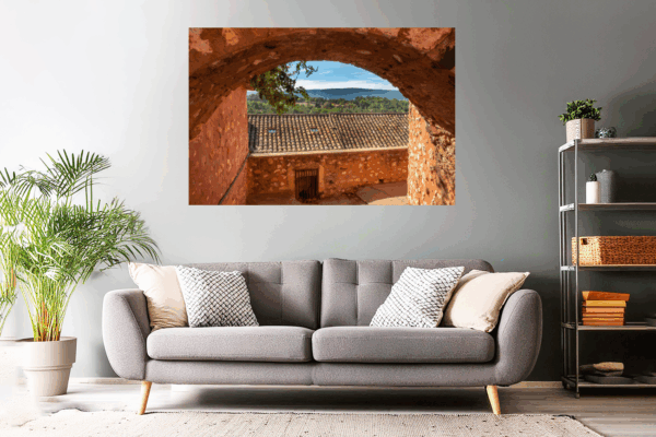 Foto Blick von Roussillon in die Provence
