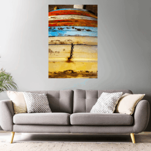 Foto Bunte Boote in der Provence