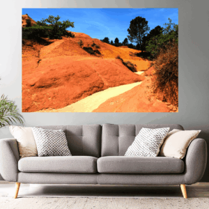 Landschaftsfoto Colorade de Provence / Ockerfelsen