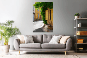 Foto aus der Provence - Gelbe Fensterläden in Lourmarin