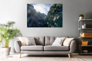 Landschaftsfoto Morgens in der Verdon Schlucht (Provence)