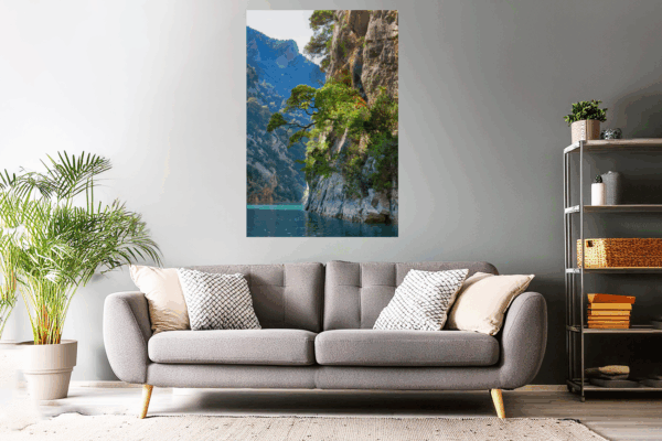 Landschaftsfoto Morgens in der Verdon Schlucht (Provence)
