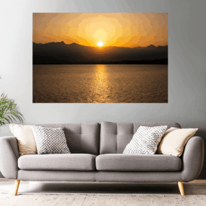 Landschaftsfoto Sonnenuntergang in Antalya (Türkei)