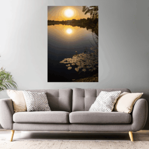 Foto Sonnenaufgang am Heidesee (Halle, Sachsen-Anhalt)