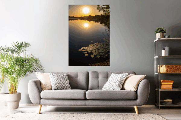 Foto Sonnenaufgang am Heidesee (Halle, Sachsen-Anhalt)