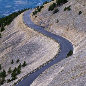 Landschaftsfoto am Gipfel des Mont Ventoux