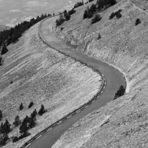 Landschaftsfoto am Gipfel des Mont Ventoux