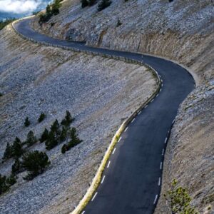 Landschaftsfoto am Gipfel des Mont Ventoux