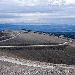 Landschaftsfoto am Gipfel des Mont Ventoux