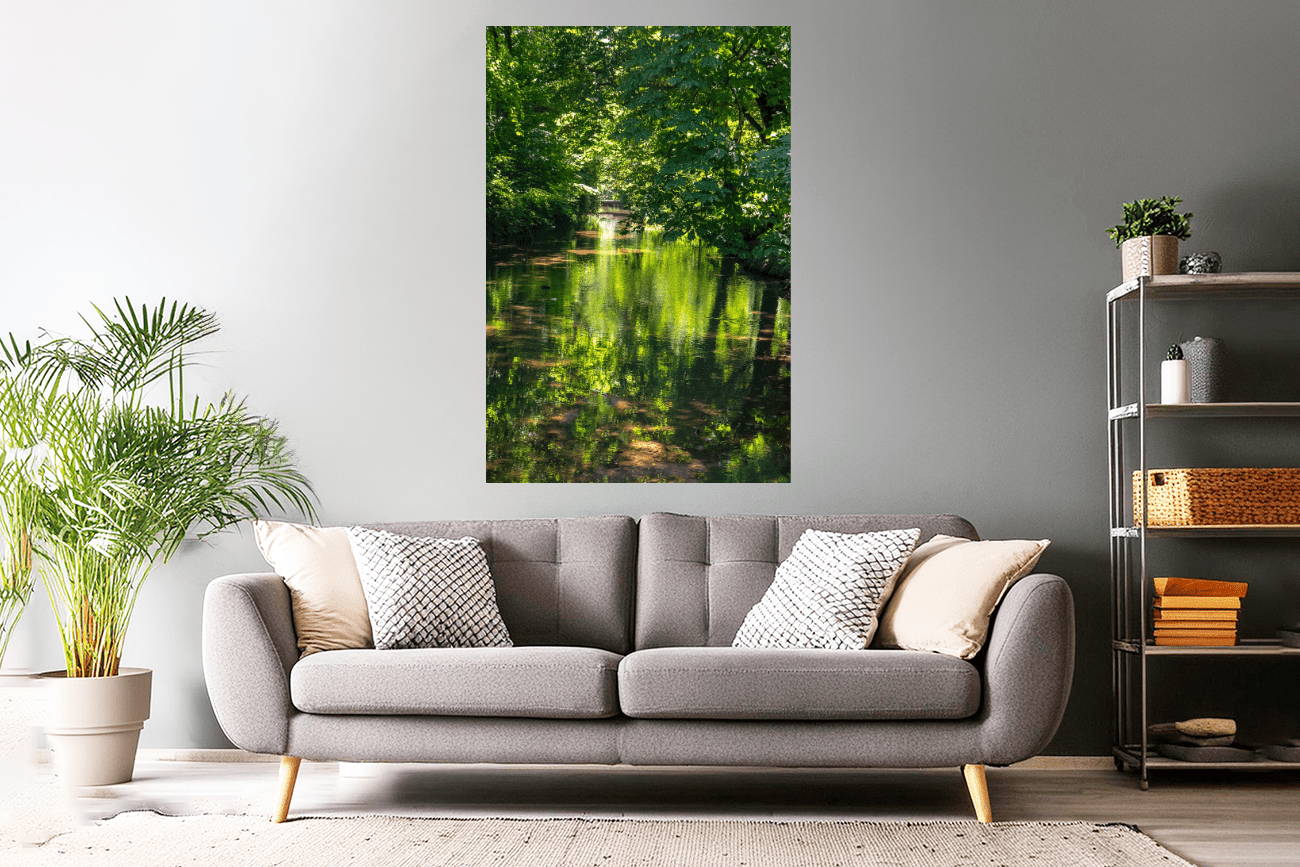 Waldfotografie / Landschaftsfoto Frühling am Schwarzbach