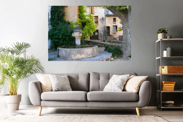 Brunnenplatz in Vaison la Romaine | Provence