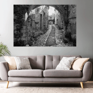 Torbogen in Vaison la Romaine | Provence | schwarz-weiß Foto