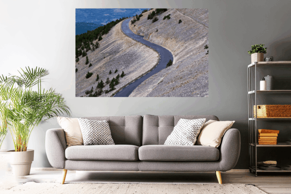 Landschaftsfoto am Gipfel des Mont Ventoux