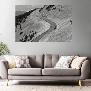 Landschaftsfoto am Gipfel des Mont Ventoux