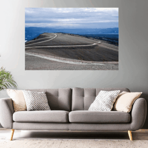 Landschaftsfoto am Gipfel des Mont Ventoux
