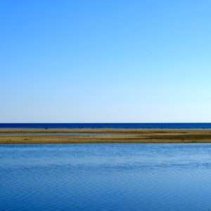 Landschaftsfoto Sandbank in Franqui, Leucate / Mittelmeer | Poster, Wandbild