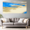 Landschaftsfoto Sandbänke in Franqui, Leucate / Mittelmeer | Poster, Wandbild