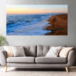 Landschaftsfoto Sonnenaufgang in Leucate / Mittelmeer | Poster, Wandbild