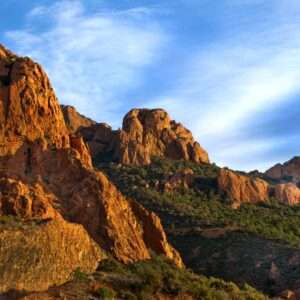 Landschaftsfoto Wandbild Landschaftsfoto Esterel Gebirge