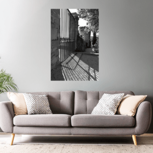 Wandbild - Schattenspiel am Schloss von Lormarin I