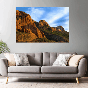 Landschaftsfoto Wandbild Landschaftsfoto Esterel Gebirge