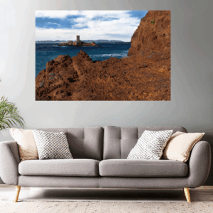 Landschaftsfoto Blick auf die Insel Il de Or an der Esterel Küste