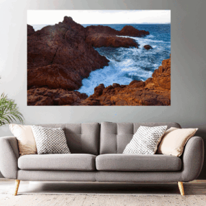 Landschaftsfoto Wandbild traumhafte Bucht Esterel-Küste