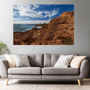 Landschaftsfoto Wandbild Blick auf die Esterel-Küste III
