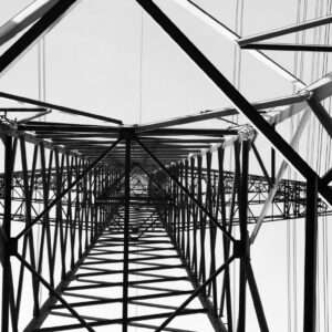 Minimalistische Fotografie | Strommast