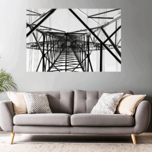 Minimalistische Fotografie | Strommast